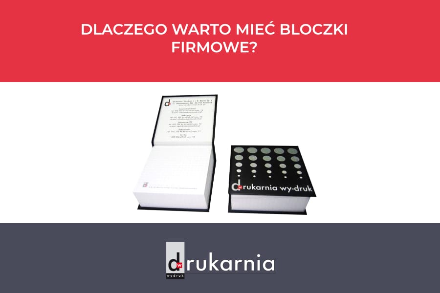 Dlaczego warto mieć bloczki firmowe?