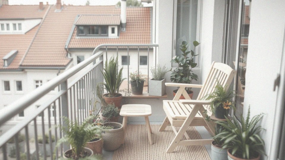 W jakim stylu można urządzić mały balkon?