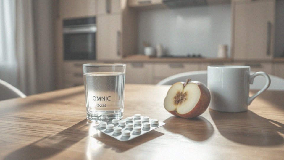 W jaki sposób alkohol wpływa na wchłanianie leku Omnic Ocas?