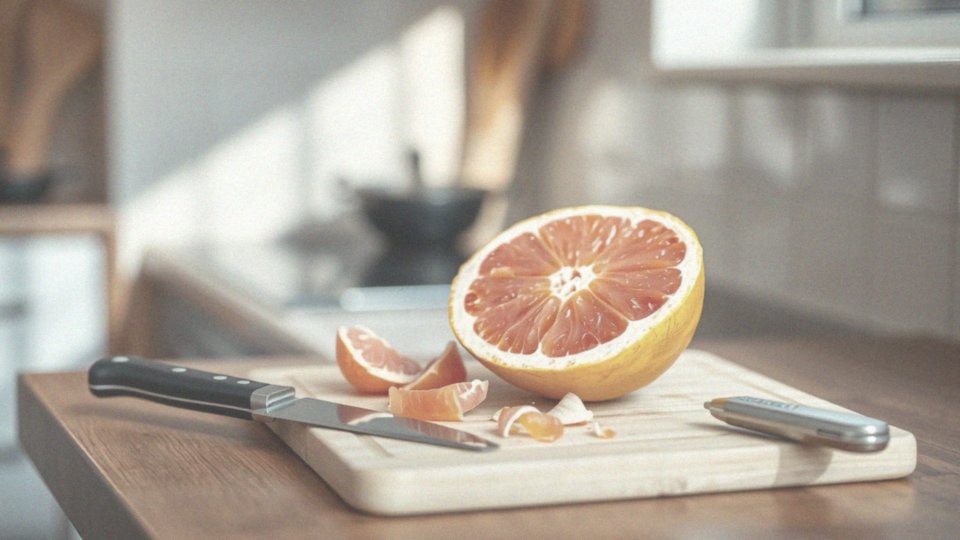 Jak obrać grejpfruta?