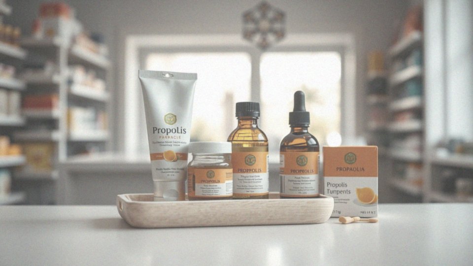 Jakie inne preparaty zawierają propolis w leczeniu hemoroidów?