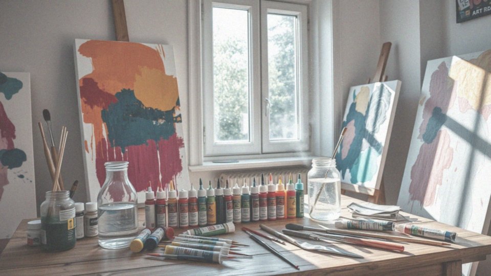 Jakie są korzyści używania farb akrylowych w projektach artystycznych?